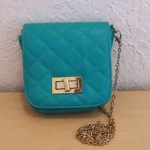 Teal Wet Seal Purse